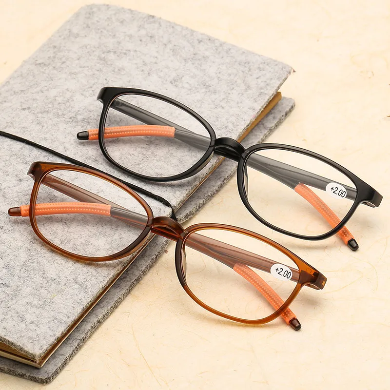 

Manufacturer supply TR90 super light non-slip HD elderly magnifying reading glasses magnifier men women reader glasses frame