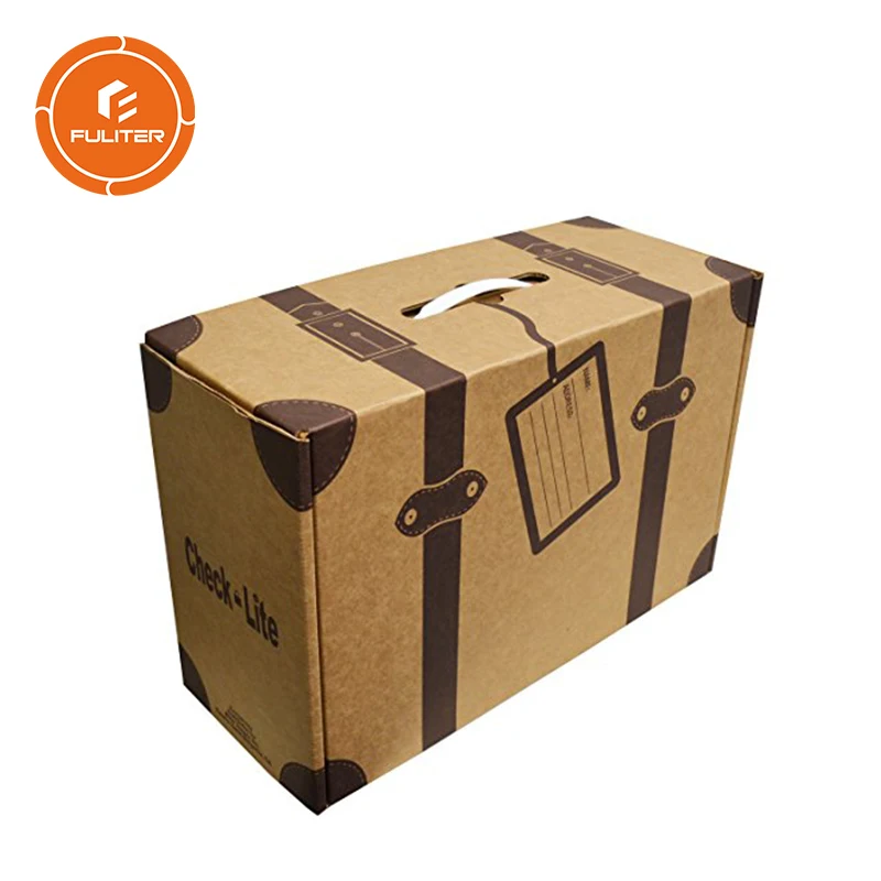 Boîte D'emballage De Valise En Carton Kraft Vintage Buy Boîte D