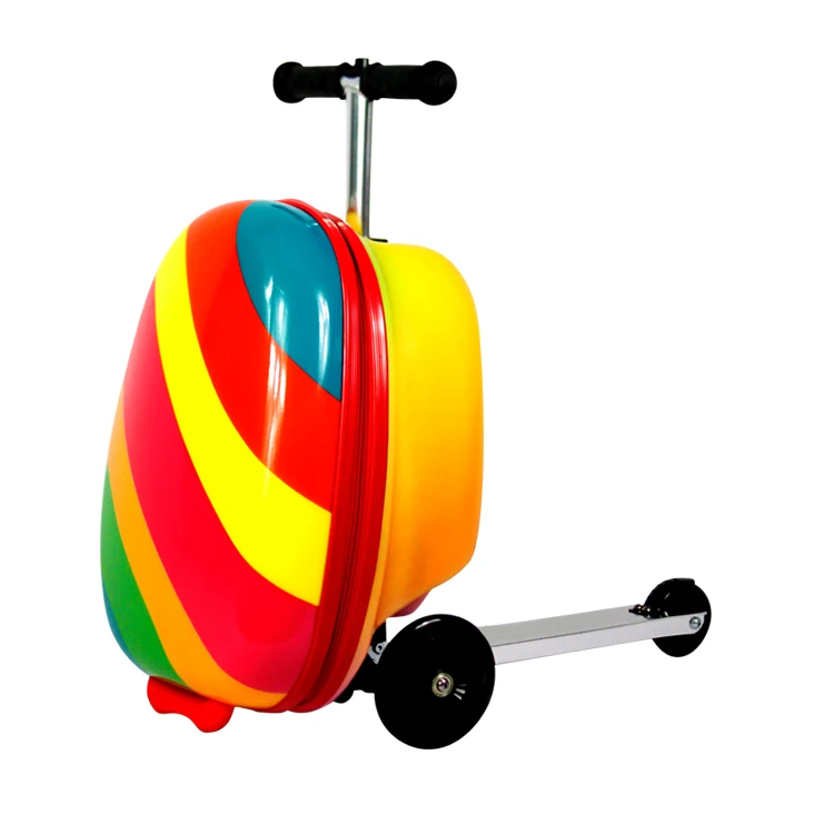 

Cheap kids suitcase High Quality Folding three Children Kick Scooters Wholesale luggage Kids Scooters