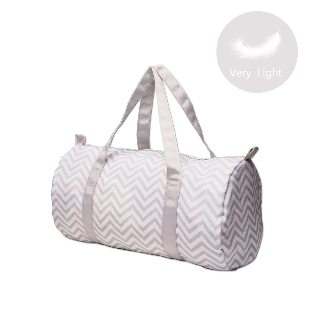 

Wholesale Seersucker Duffle Bag DOMIL1131494 Small Size Kids Toddler Weekender Tote Travel Stripe Gray Bag