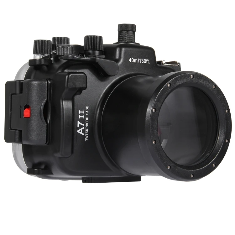 

Dropshipping 40m Underwater Depth Digital Camera Diving Case Waterproof Camera Housing for Sony A7 II / A7R II / A7S II