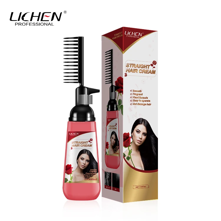 

150ml Professional hair straight cream for natural hair customized label, White