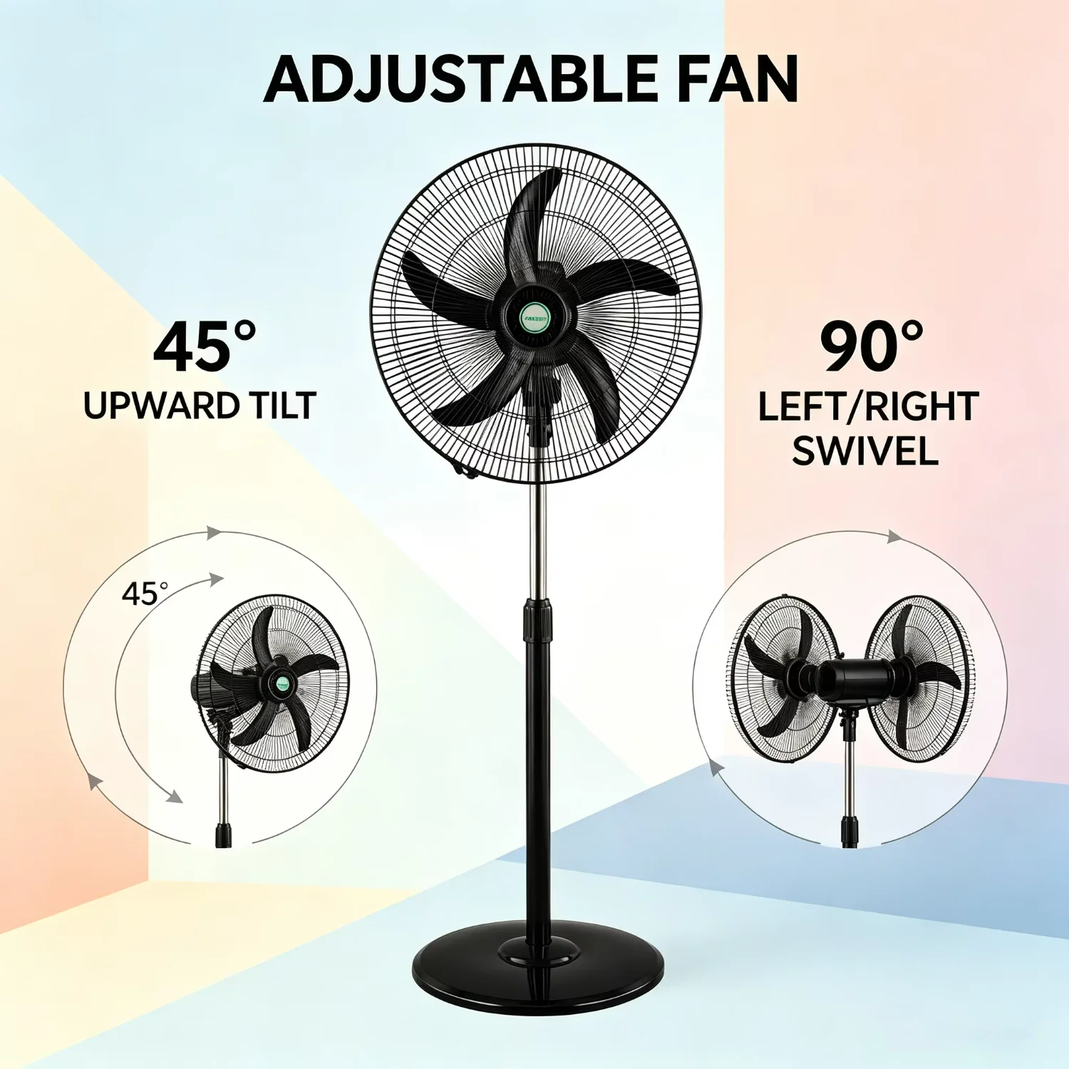 Pedestal Fan, Solar, Portable - detail 8