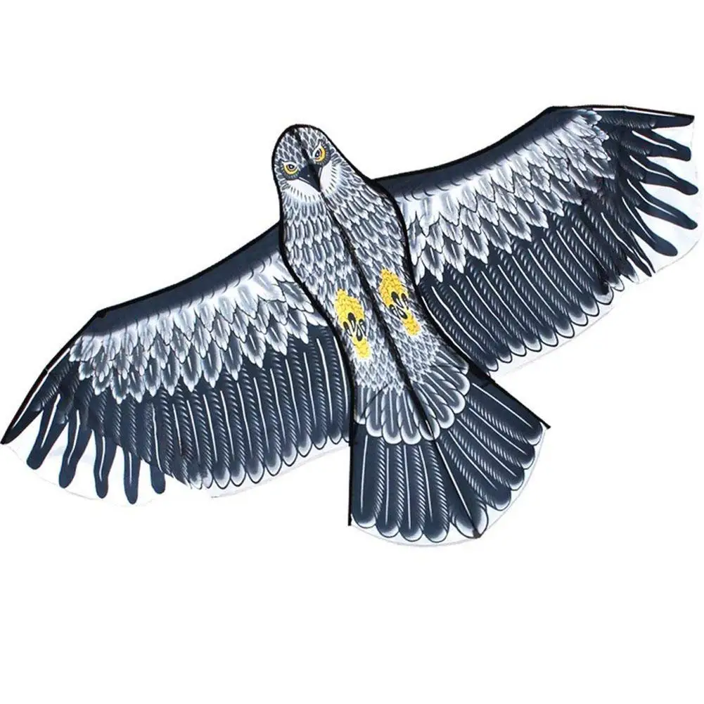 

Bird Scarer Emulation Flying Hawk Drive Bird Kite For Garden Scarecrow Yard Home Breeze Easy To Fly Bird Repeller