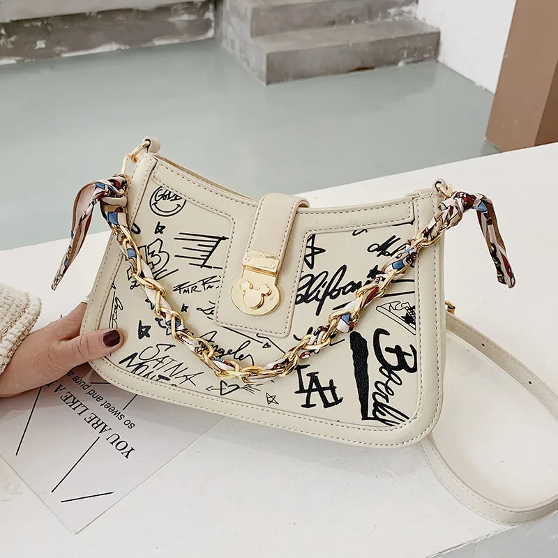 

2021 Wholesale Ladies Luxury Hand Bags Graffiti Handbags Luxury Purses For Women