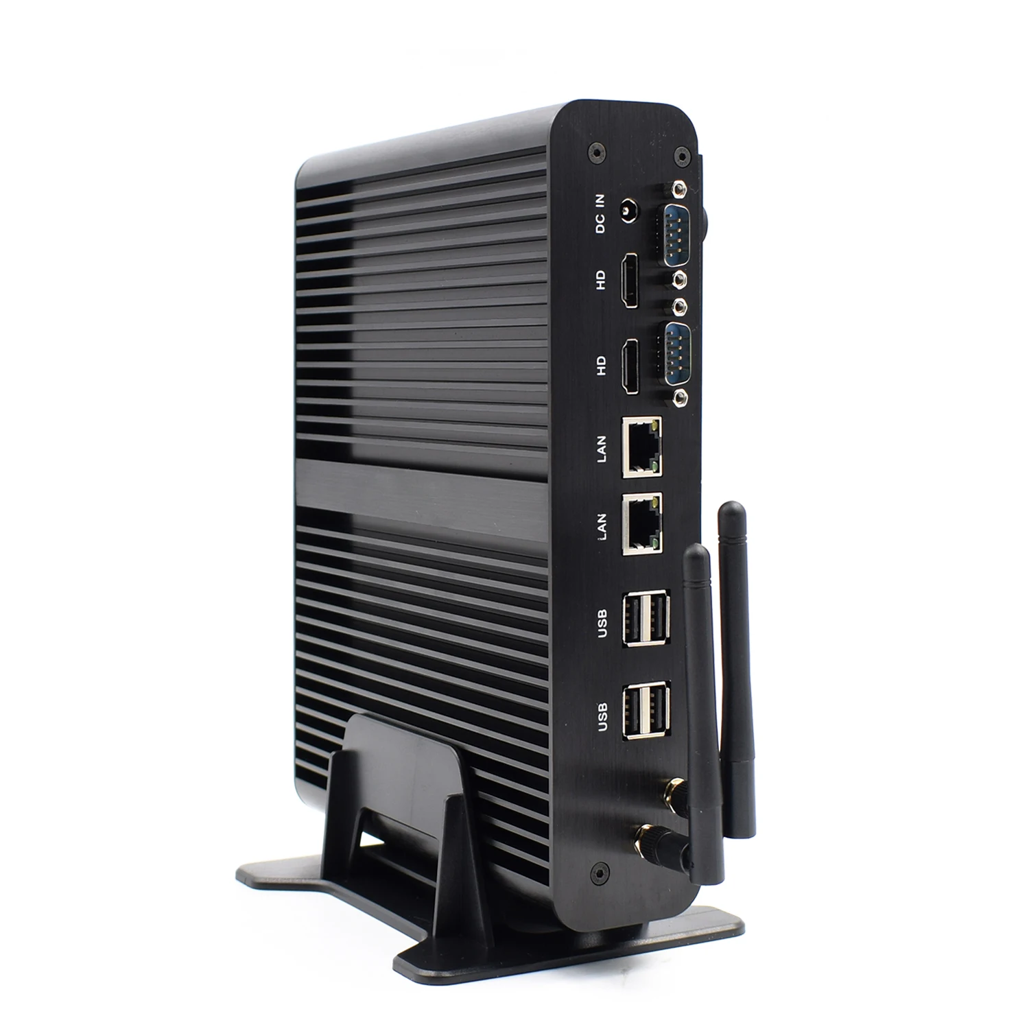 

Topton Fanless Mini Gaming PC Intel Core i7 7500U Topton Wind10 Pro Intel HD Graphics 620 300M Wifi Kaby Lake Desktop Computer, Black