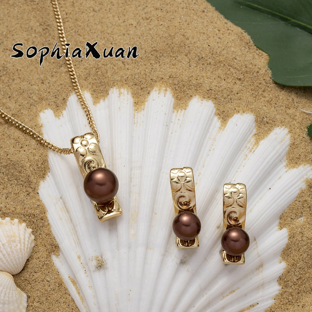 

SophiaXuan Customized Dropship Polynesian Jewelry Wholesale Hawaiian Jewelry Set, Picture shows