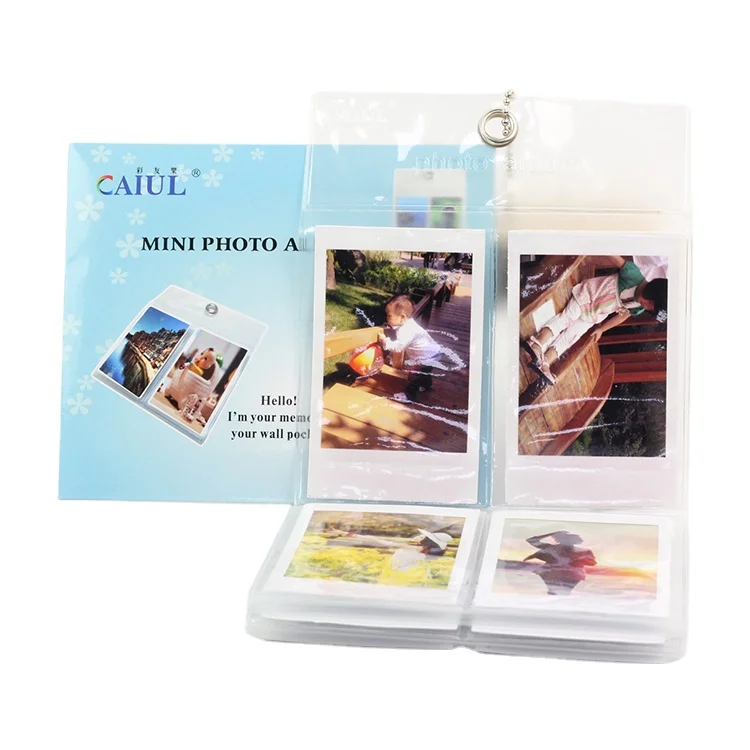 

Beautiful Transparent Mini 3 Inch Hanging Mini Photo Album Wall Hanging Photo Frame