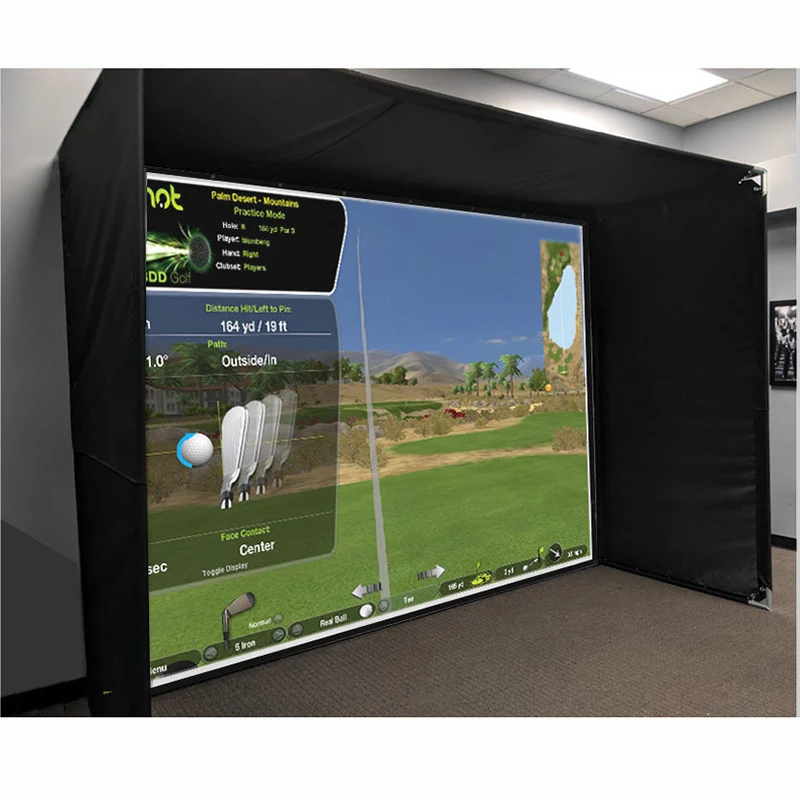 

240x210x150cm Golf enclosure with simulation impact screen golf bay