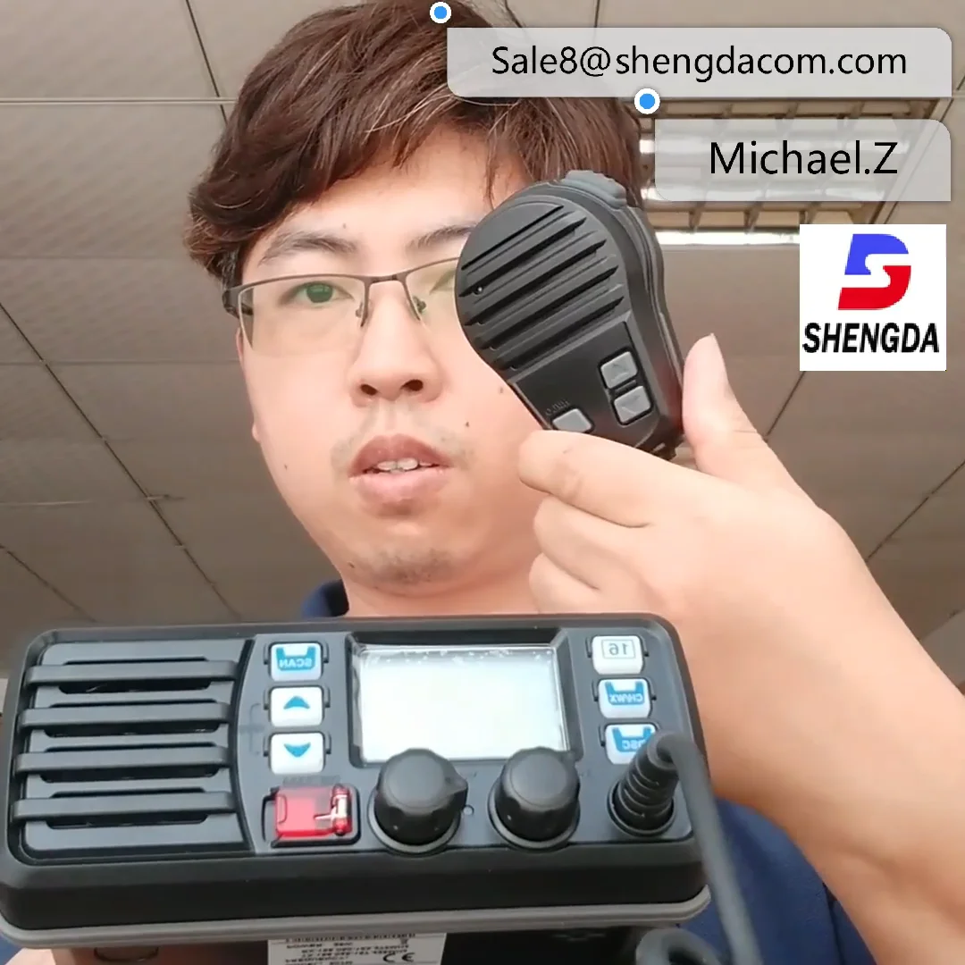 Marine Radio 25W High Power IP67 waterproof dustproof two Way Radio transceiver VHF GPS fixed