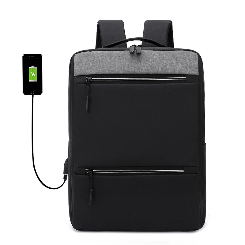 

OMASKA Laptop Backpack sac a dos Laptop Backpack USB Port Customized Logo USB Back Pack 15.6 inch Wholesale