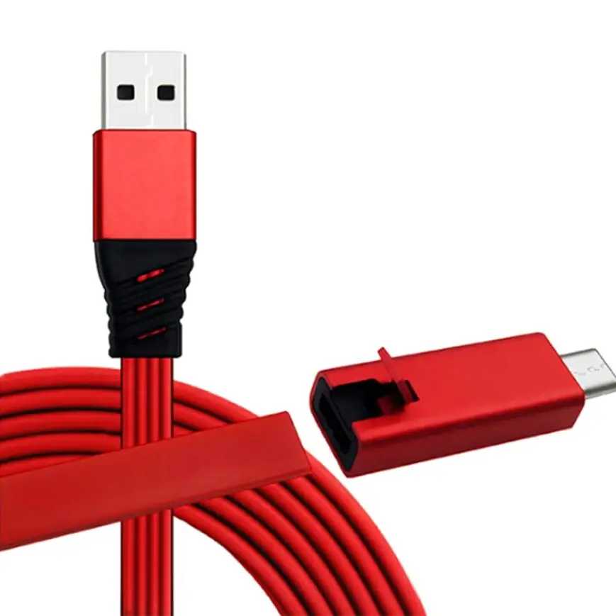 

1.5m Double End Repair Recycling Renewable USB Charging Cable for 8pin Micro USB & USB C for Android Phone Repairable 2A cable, White or customized
