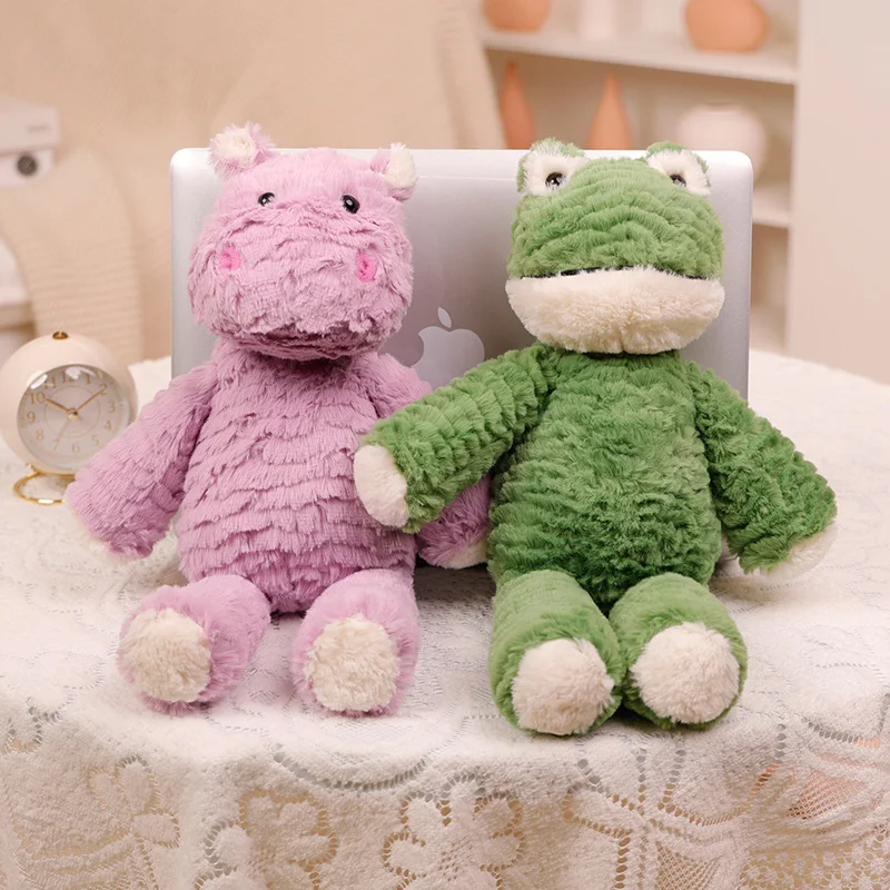 

35cm wave ripple plushie stuffed animals frog elephant hippo unicorn fox plush toy soft cute stuffed doll wholesale