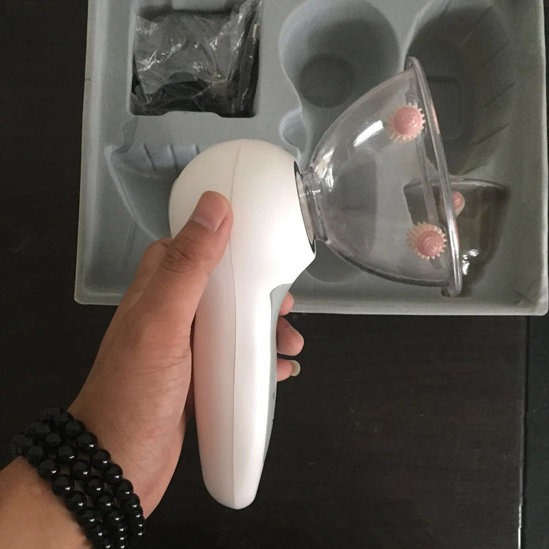 

Woman Home Fitness Breast Massager Vibrating Chest Massager Machine, White