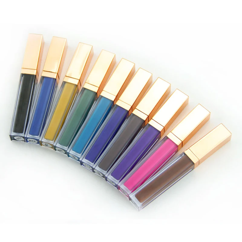 

Wholesale Clear Tube No Label Matte Lip Gloss Long Lasting Pigment Lipgloss