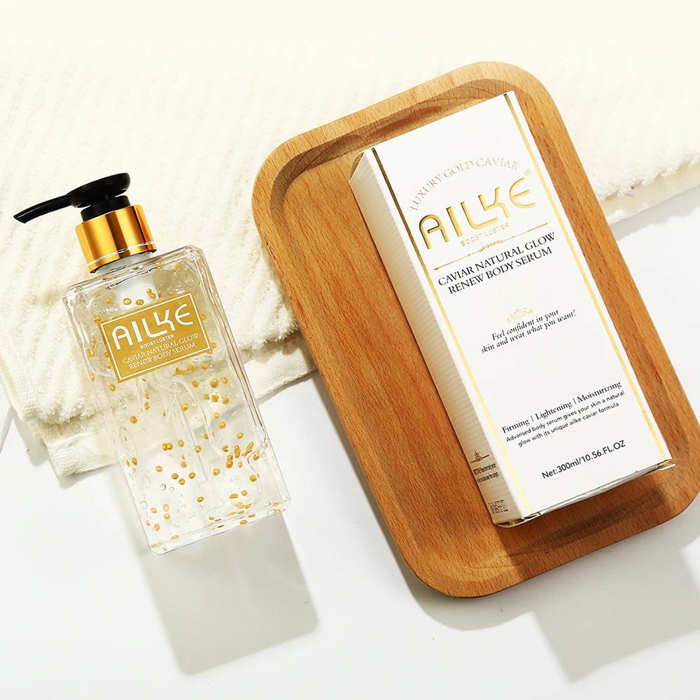 

Natural Glow Firming Moisturizing Skin Lightening Caviar Body Serum, White