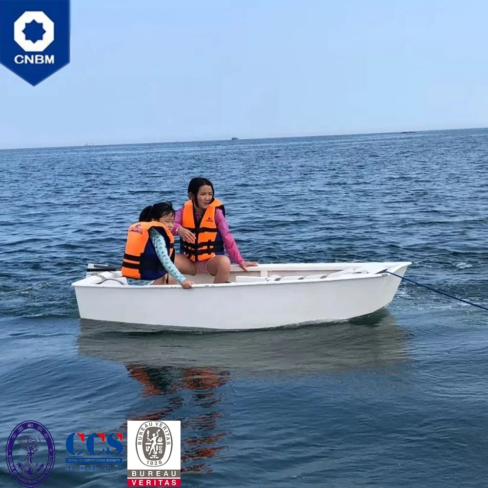 
7 ft Fiberglass Hull Material Monohull Type Boats Optimist Sailboat for Sale 