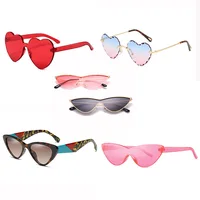 

8721 Cost-effective Cute Sexy Retro Cat Eye Sunglasses Women 2020 Colorful Triangle Vintage Cheap Shades Mirror