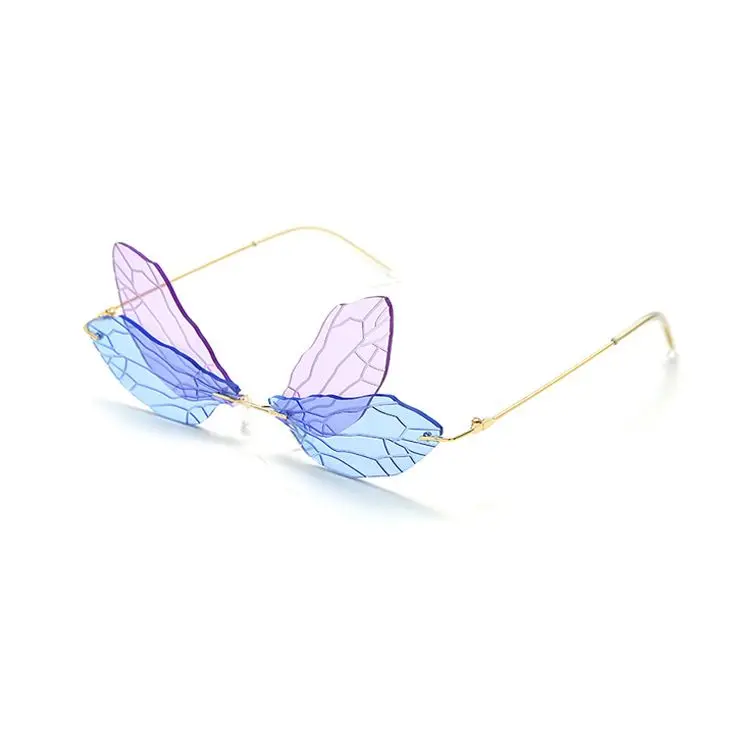 

Fashion Rimless Vintage Shades Sunglasses