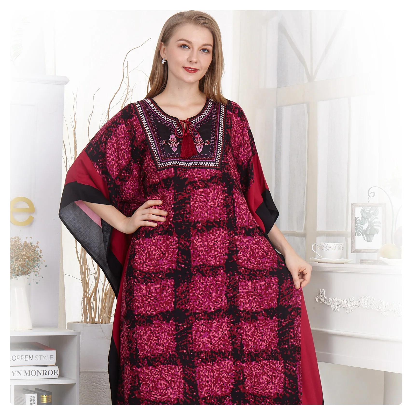 

Hot Sale Islamic Clothing Baju Muslim Abaya Dress African Simple Black Abaya Islam Women Fashion Ethnic XXL Silk OEM Style Pcs, Pics