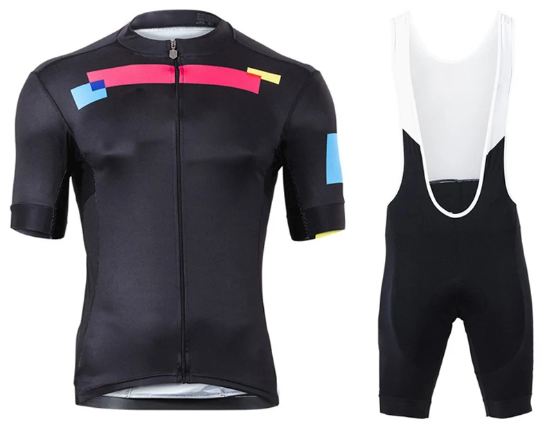 

Men summer short sleeve Team cycling jersey Bicycle clothing set quick dry shirt bib shorts cycling wear