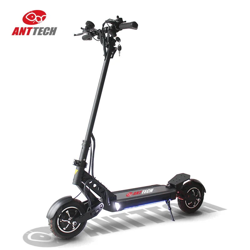 

T10 VDM 2000W Motor Ghost 10 Inch Double Disc Brake Strong Electric Kick Scooter for Adult