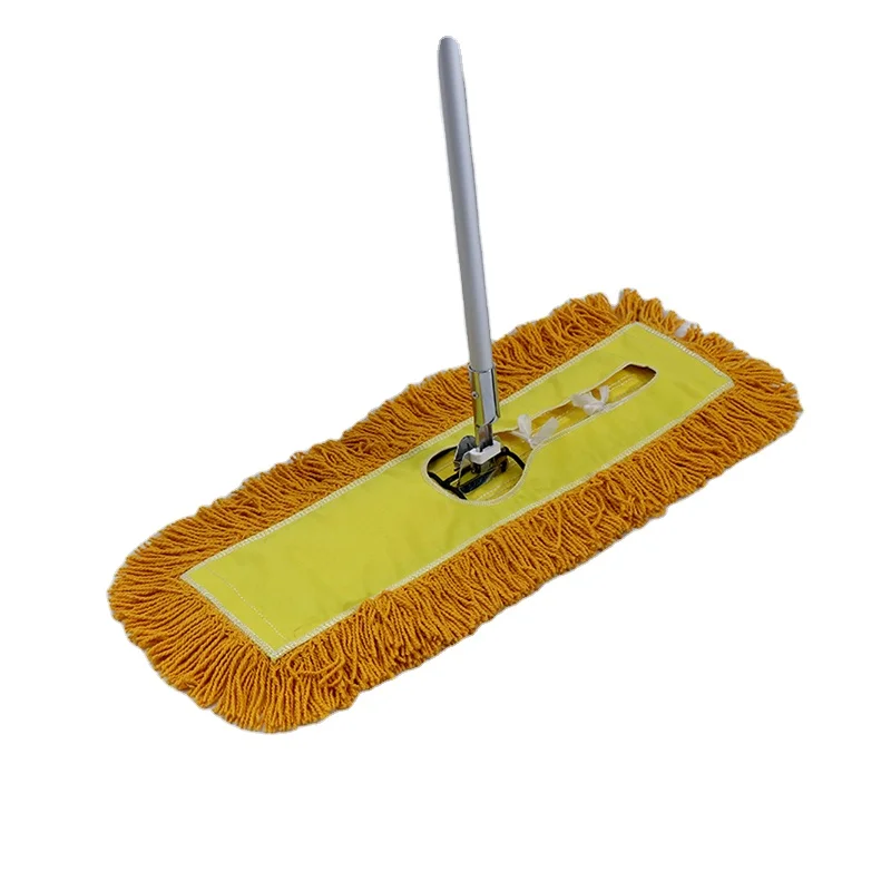 

high quality hospital Cotton industrial floor mop dust flat mop head