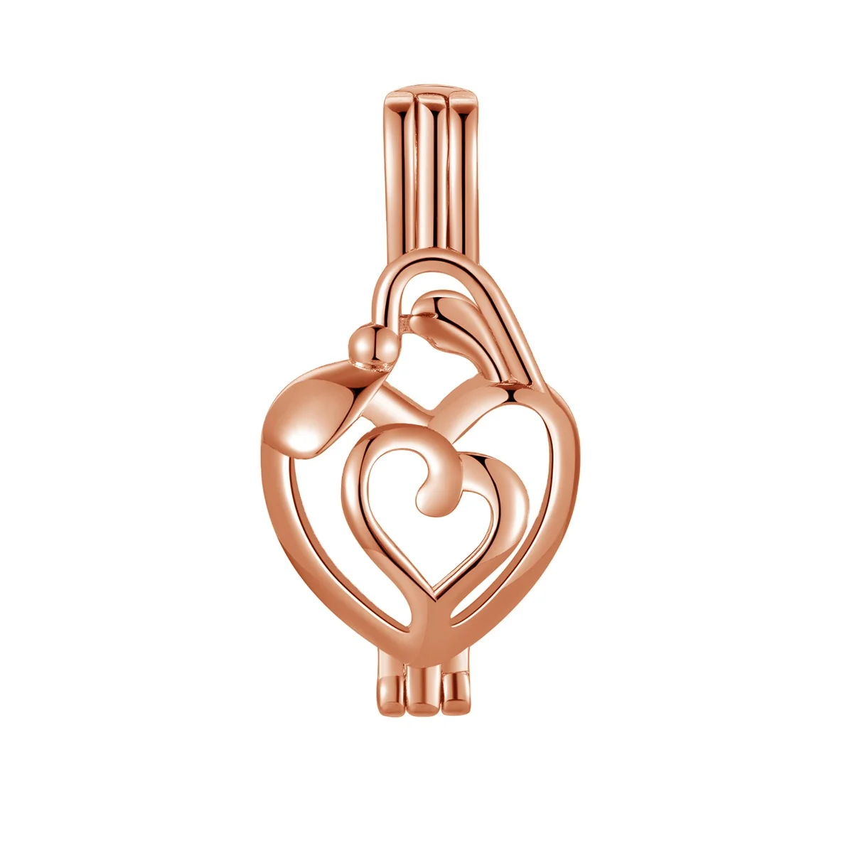 

Wholesale Heart Pearl Cages Silver 925 Jewelry Women Pendant Necklace