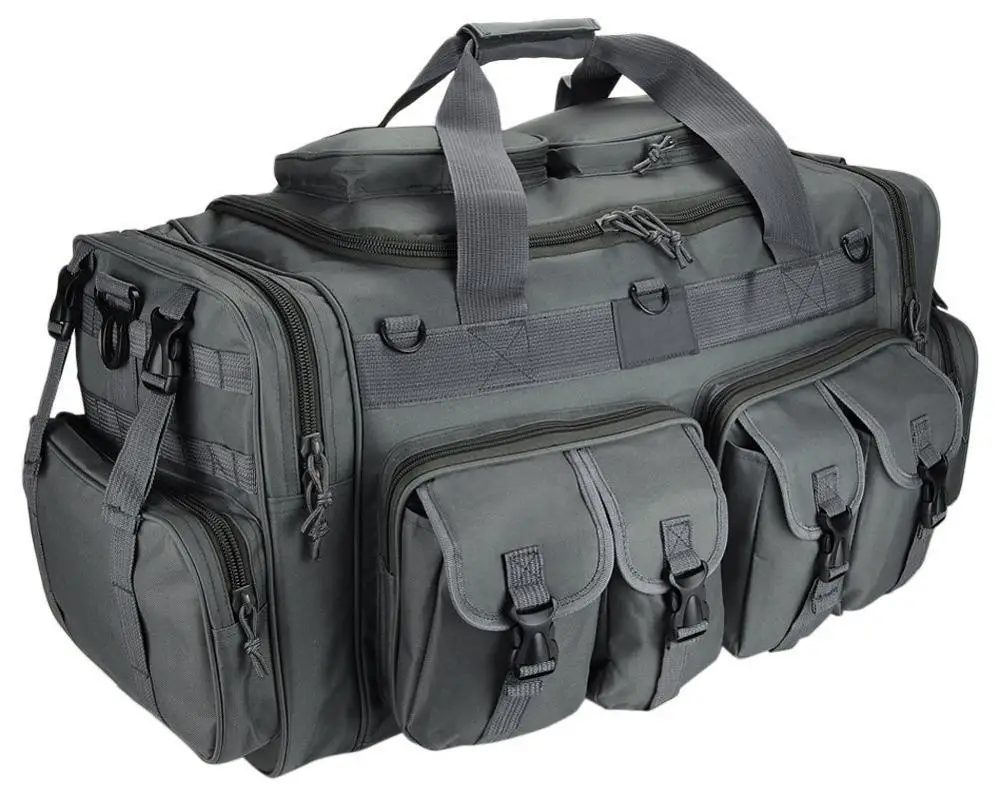 

Mens Large 30" Inch Duffel Duffle Military Molle Tactical Cargo Gear Shoulder Bag, Customized color is available