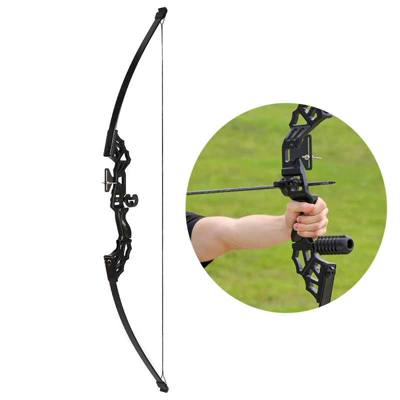

30/40/50 lb alloy bow straight draw fish bow accurate powerful shot outdoor hunting slingshot accessories