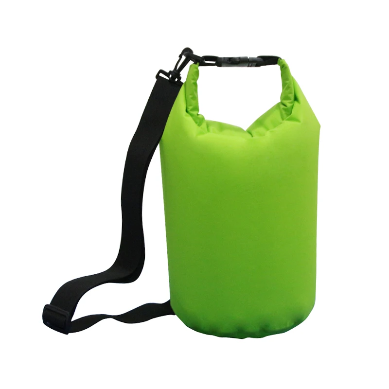 

Factory supply 1.5L 3L 5L 10L 15L 20L Recycled waterproof bag dry bag Nylon with PU coating, Customized color