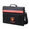 2019 New-version Silicone File Document Bag Fireproof with Detachable Sling Shoulder Strap