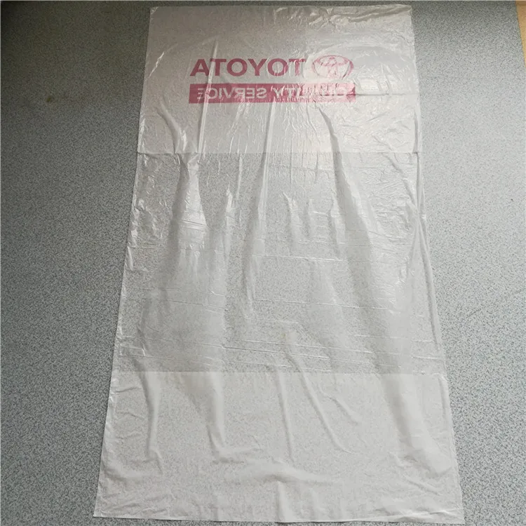 White pe disposable waterproof car seat cover