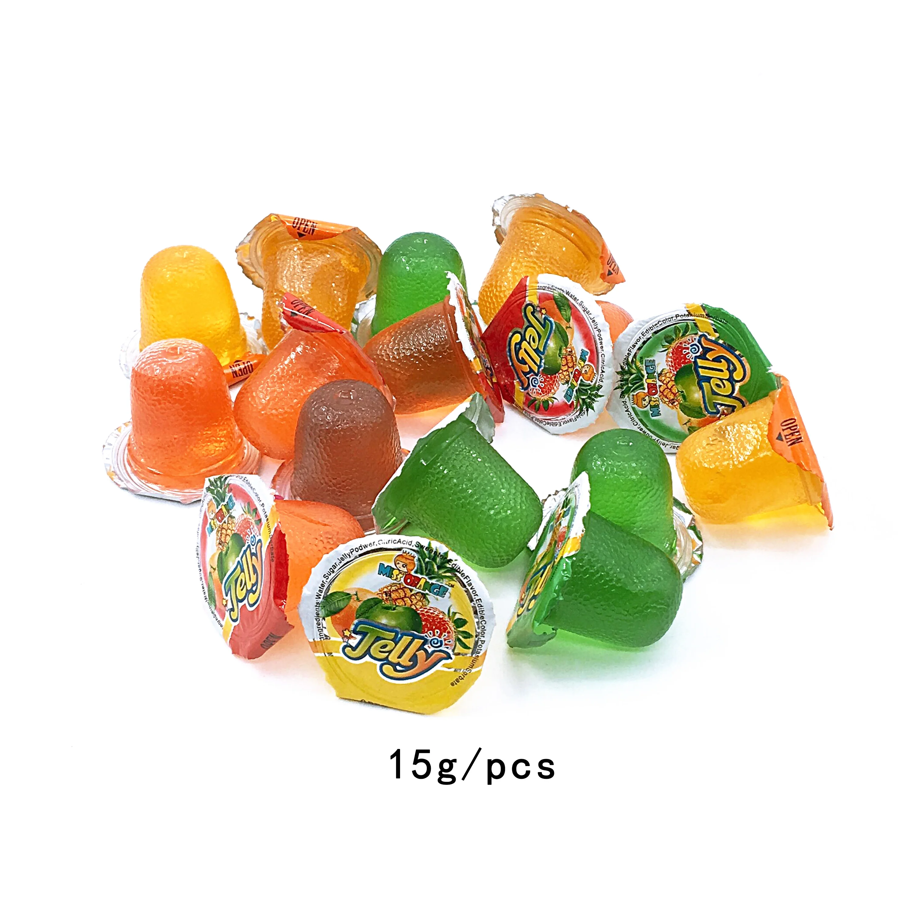 Bag Packing Mixed Fruit Flavor Crystal Jelly Pudding Candy Cup - Buy ...