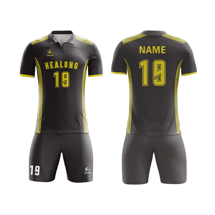 Custom Black And White Soccer Jersey In 