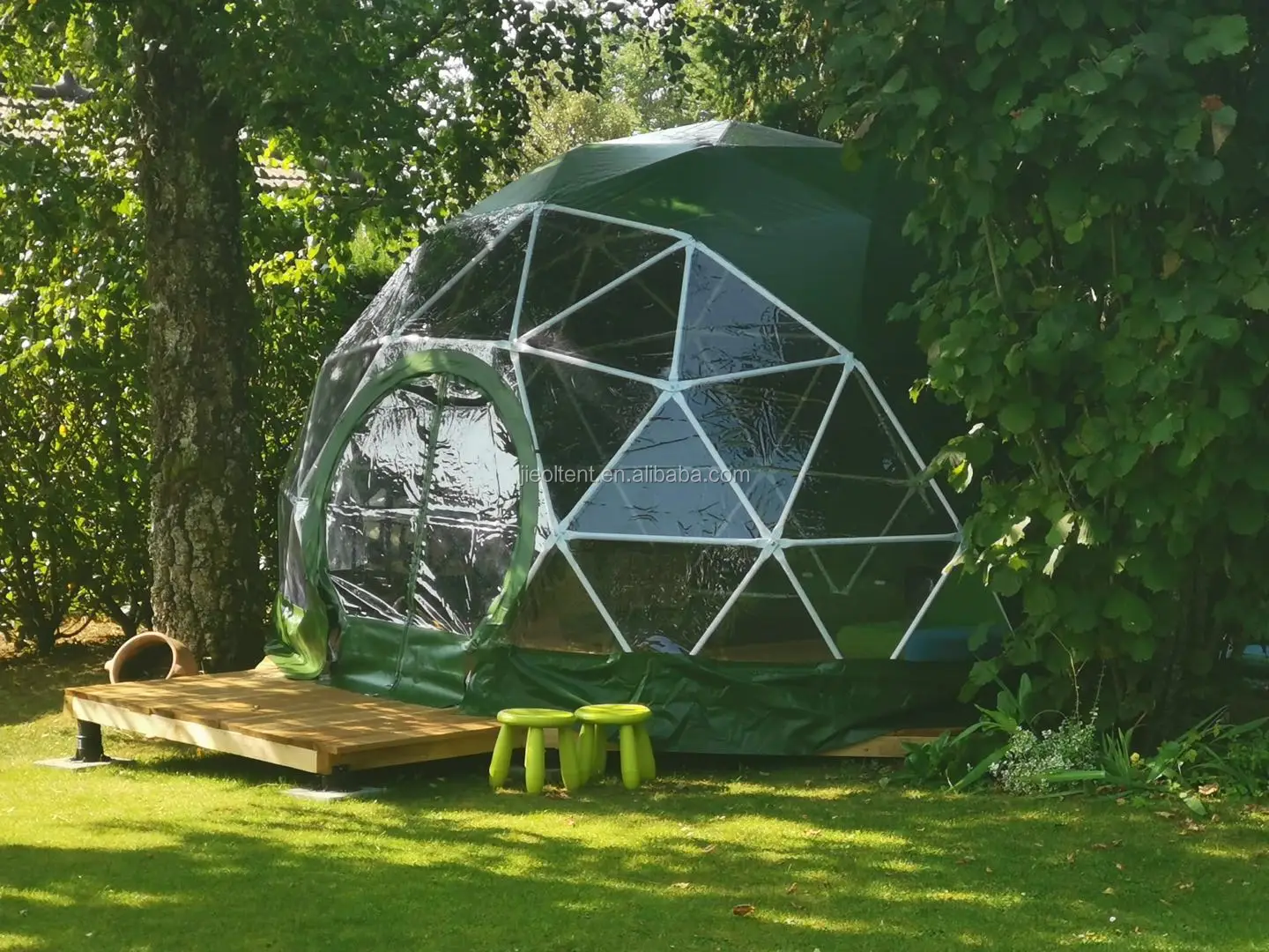 Geodesic Dome Glamping Tents 4 Season Dome Tent Canopy Trade Show Tents ...