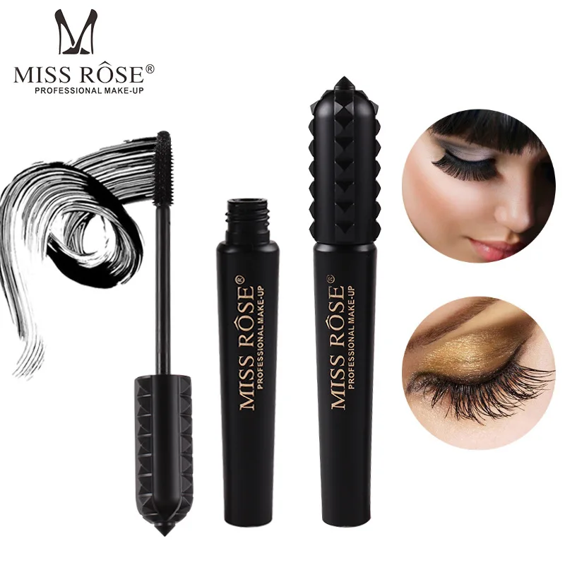 
Lash Mascara Waterproof Long Lasting Fiber for Eyelash Extension Black Thick Lengthening Mascara 