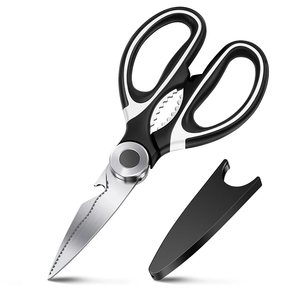 

Premium Stainless steel Kitchen Multipurpose Scissor Shear Food Scissors with Soft Touch Handle