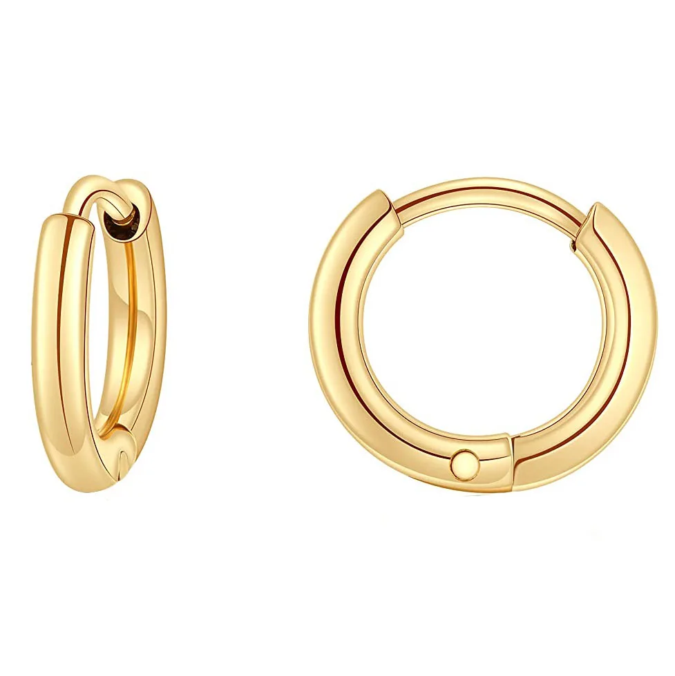 

Exquisite Small Pendant Earrings Gold Plated Earrings Hoop Earrings for Women