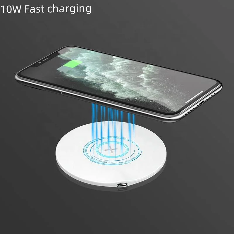 

2020 OJD new fast charger portable wireless charger QI charger for phone, White/black