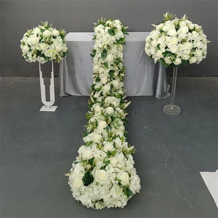 

YR 2602 Wedding Decorations Color Customized Rose Orchid Leaves Centerpiece Flower Artificial Flower Ball For Wedding Table