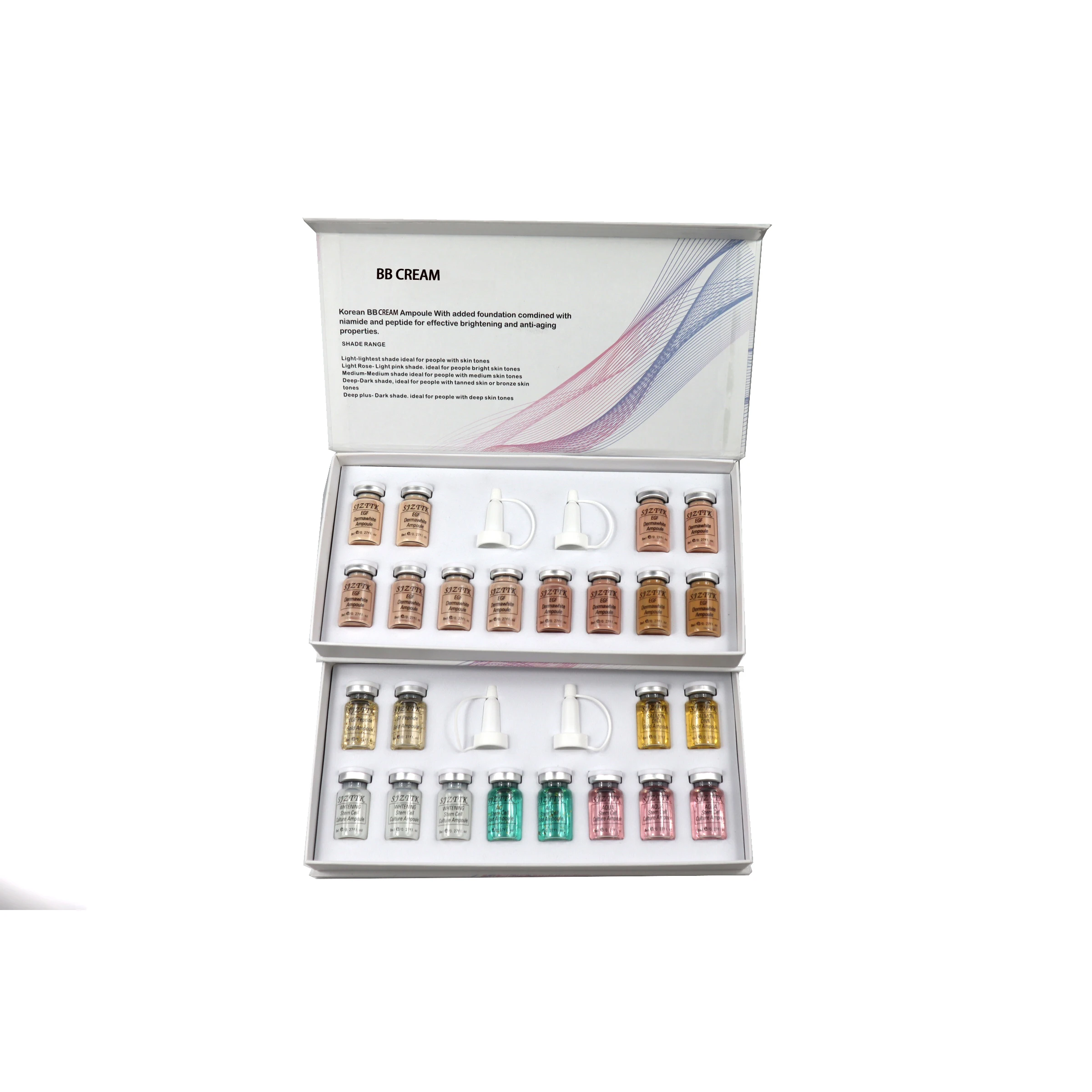 

Private label 6 colors in stock Whitening Facial Treatment BB Cream meso starter kit Foundation