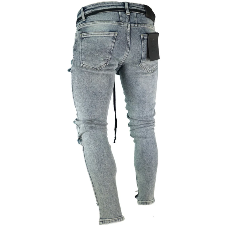 

Custom Men Straight Cotton Jeans Mens Skiny Stretchy Jeans With Low Price