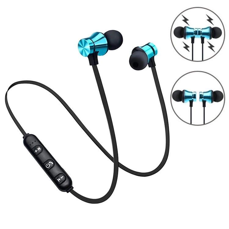 

XT11 Earphone TWS High Waterproof Earbuds neckband Wireless necklace Headset with Mic For sports no LED display, Colorful