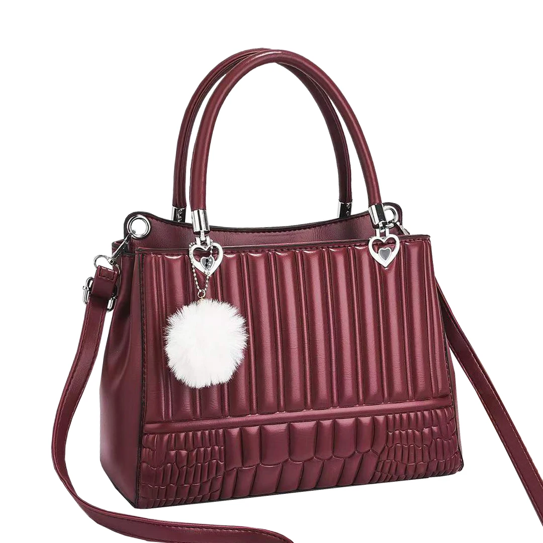 

ladies handbags women bags single shoulder crossbody bag fur ball striped handbags woman bag