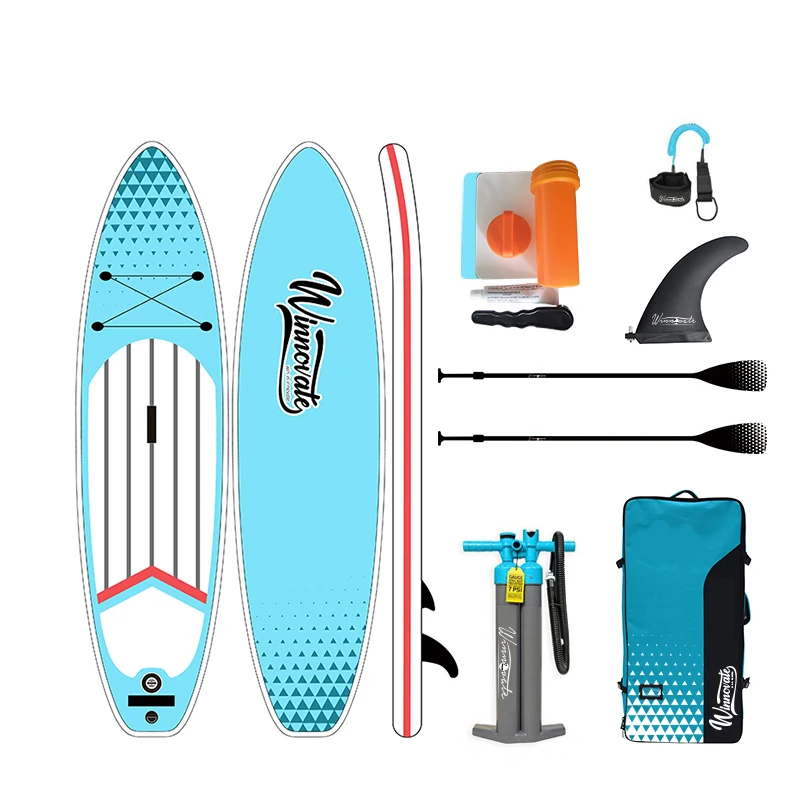 

WINNOVATE1298 Surfing board inflatable surfboard fins custom surfboard stand up paddle board