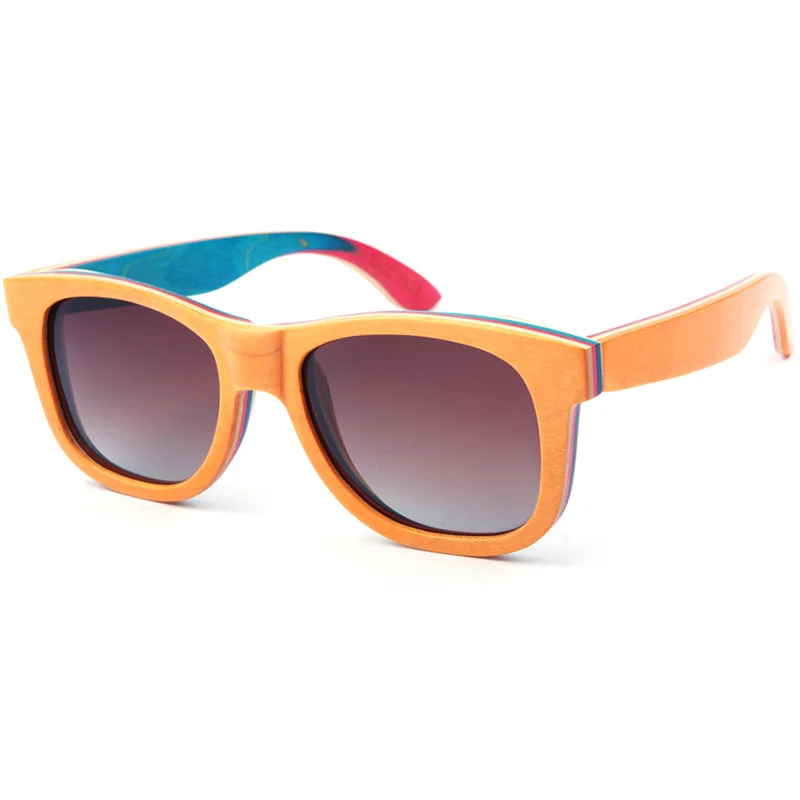 

Skateboard wood sunglass men women luxury glasses polarized custom logo unisex sunglasses, Custom colors