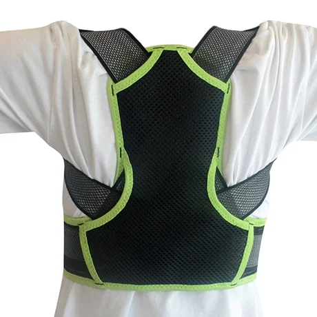 

Adjustable Back Brace Shoulder Belt Posture Support Correction Band Clavicle Body Posture Corrector De Postura for Men and Women, Black