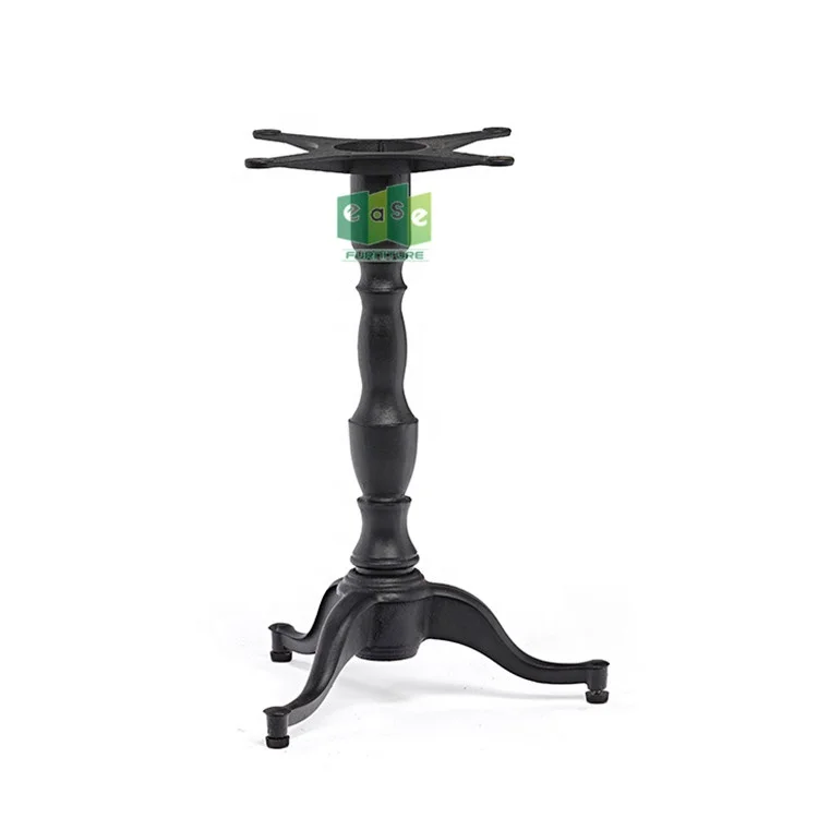 Iron Inox Table Base For Trumpet Bistro Coffee Shop 4 Legs Black Buy