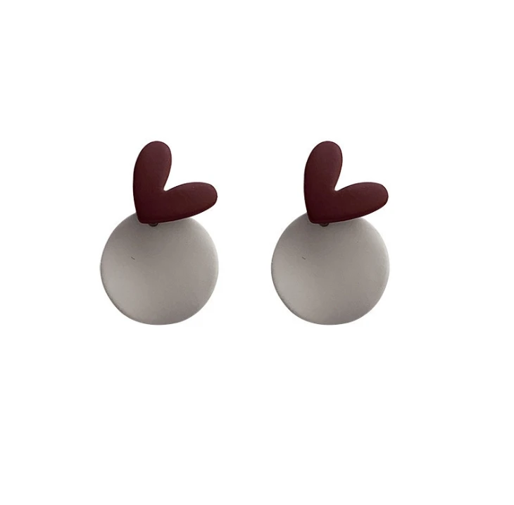 

925 silver simple korean earrings for women fashion jewelry 2021 earrings trendy